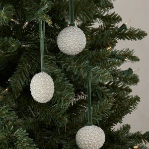 Lulu and Georgia Ellstone Pearl Ornaments (Set of 3)