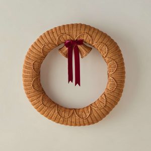 Lulu and Georgia Wilburn Rattan Wreath