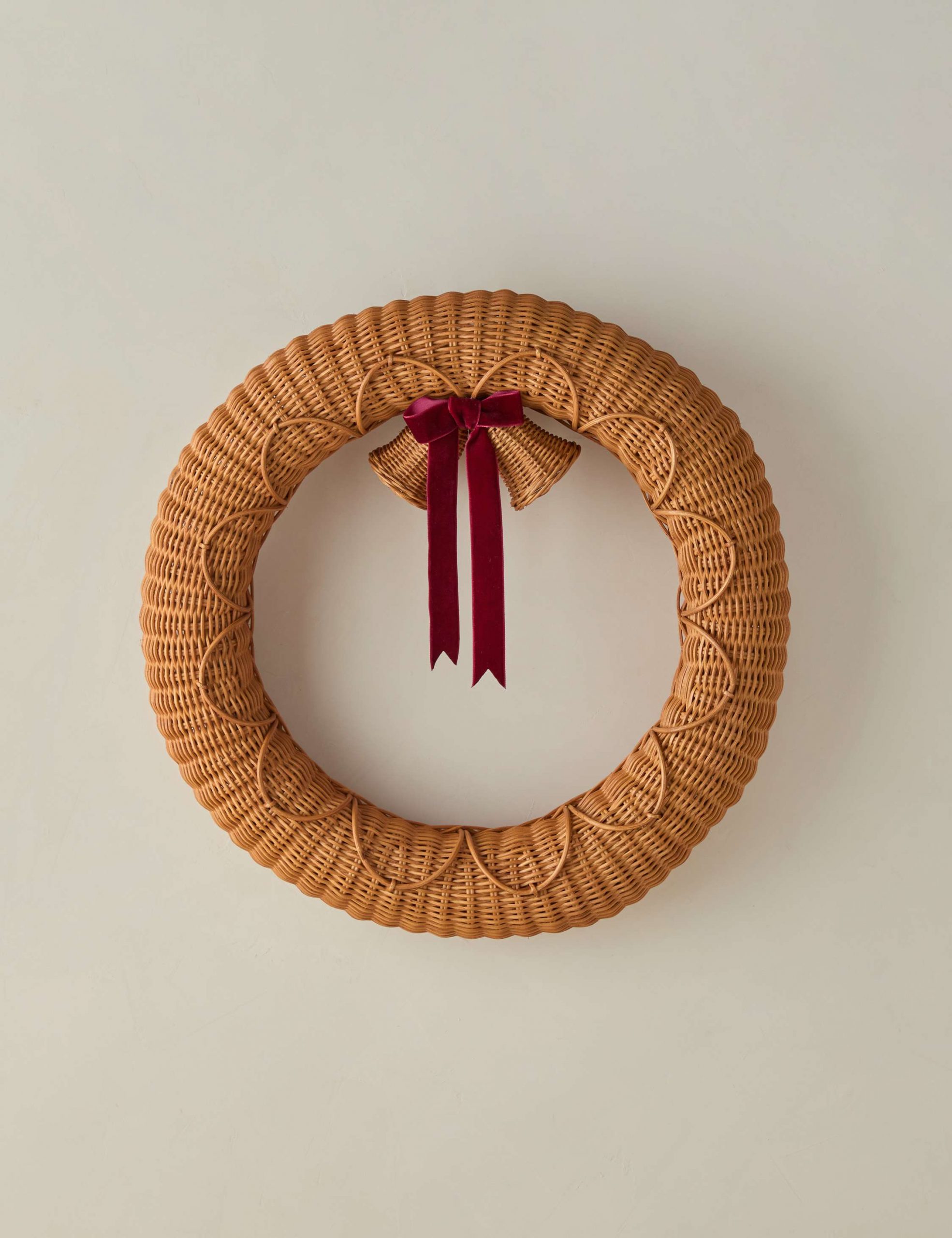 Lulu and Georgia Wilburn Rattan Wreath