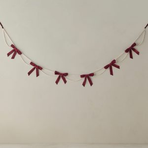 Lulu and Georgia Aldenbury Velvet Ribbon and Pearl Garland