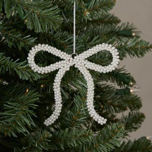 Lulu and Georgia Seaton Beaded Bow Ornament