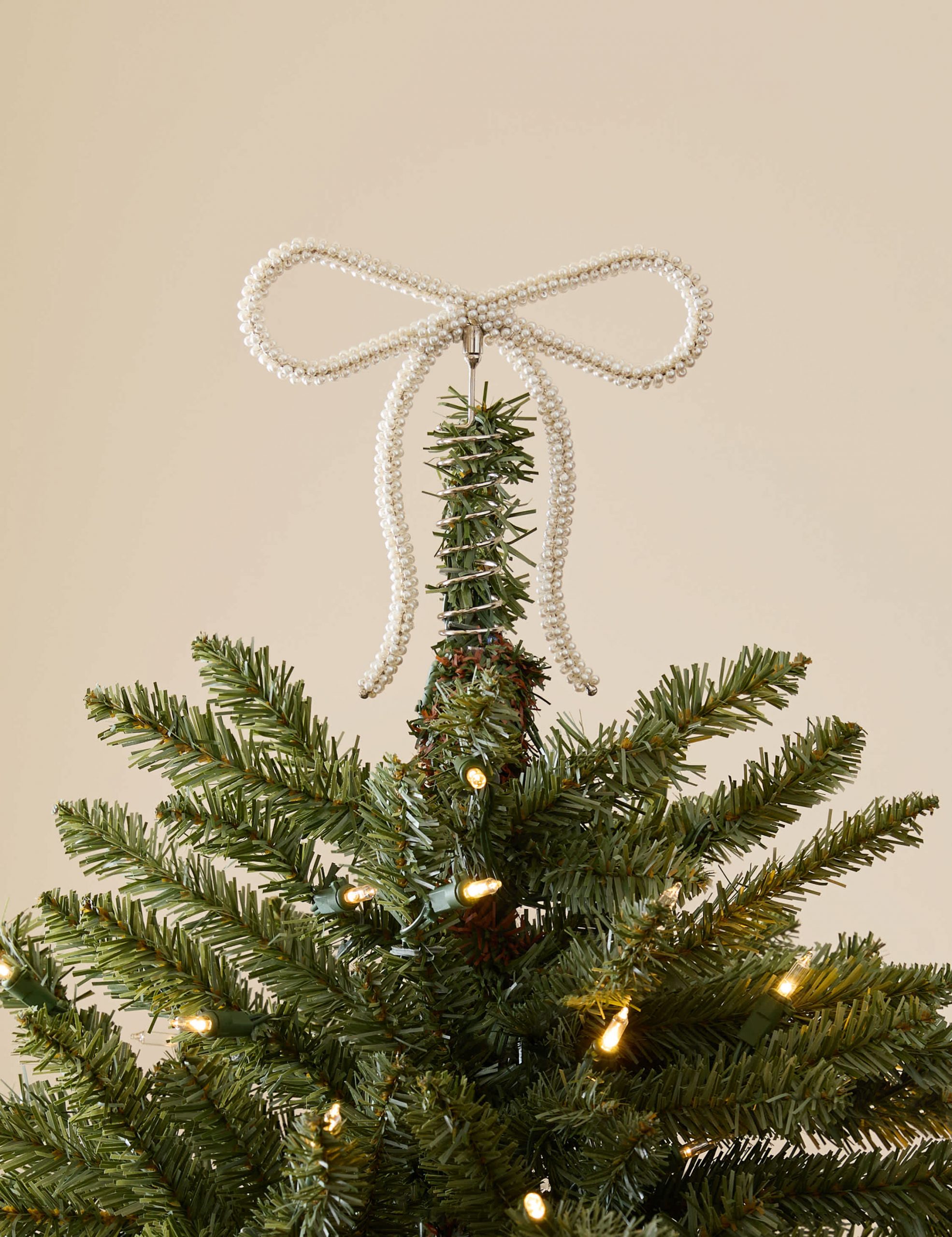 Lulu and Georgia Seaton Beaded Bow Tree Topper