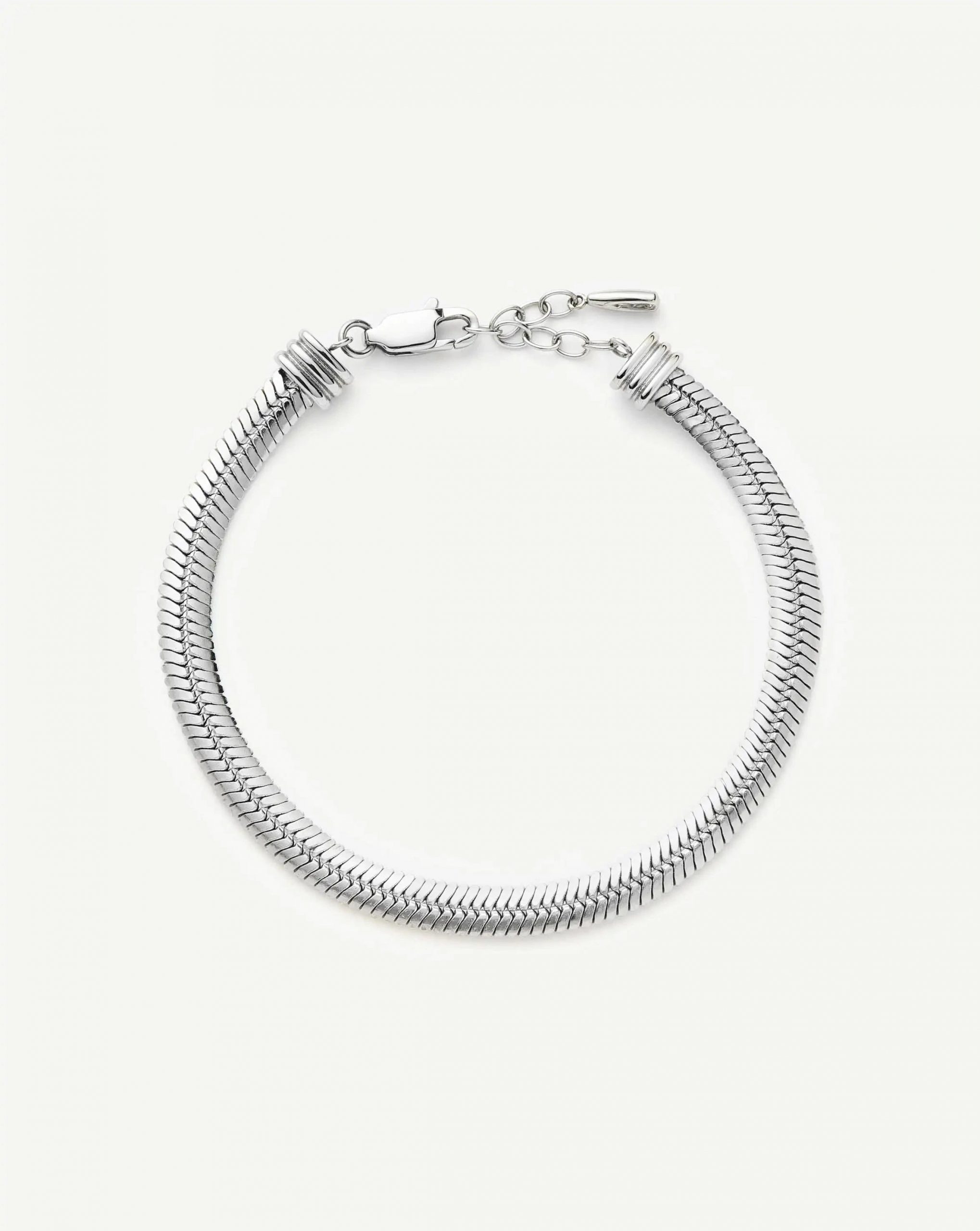 Missoma Classic Snake Chain Bracelet | Silver Plated