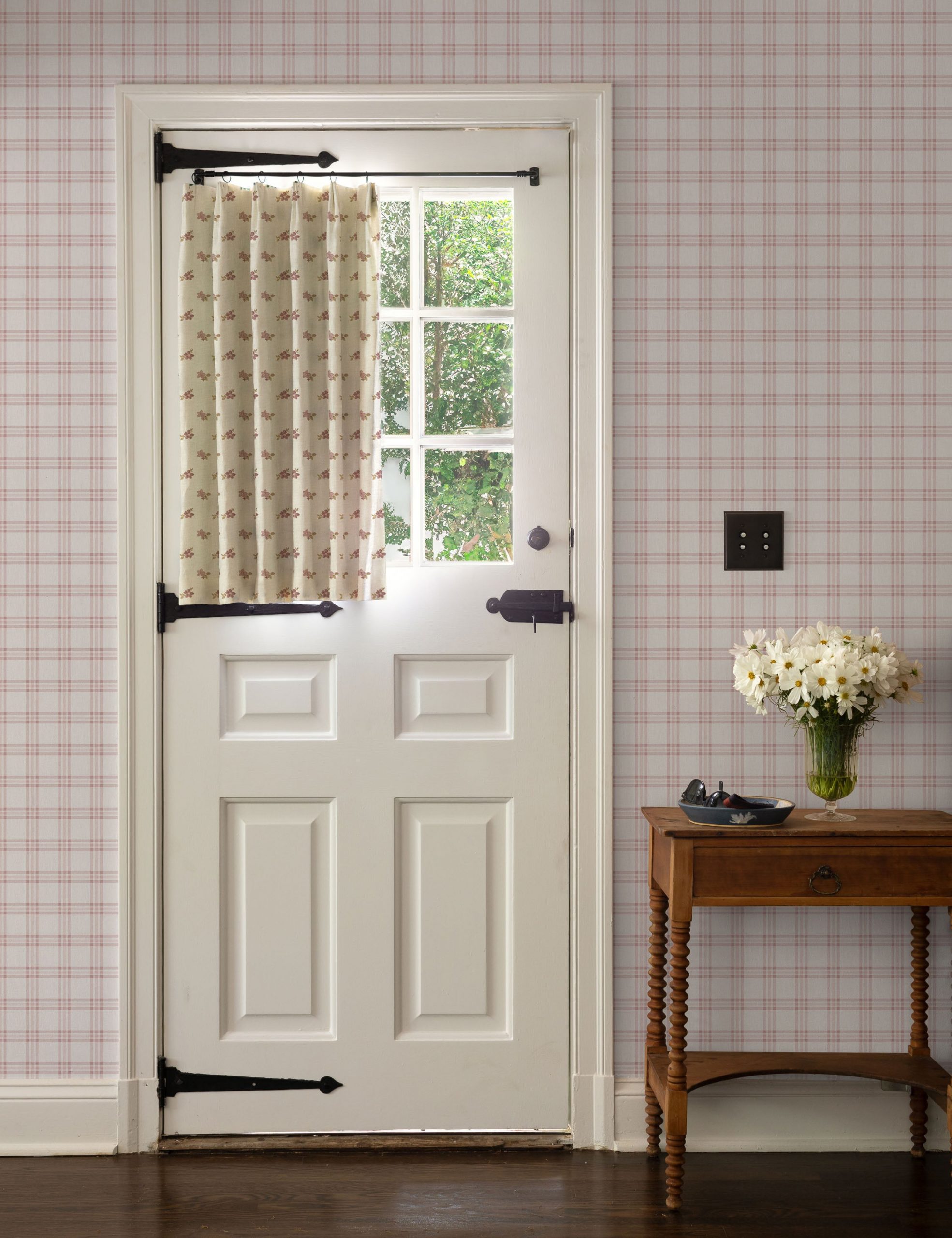 Lulu and Georgia Rogers Plaid Wallpaper by Nathan Turner