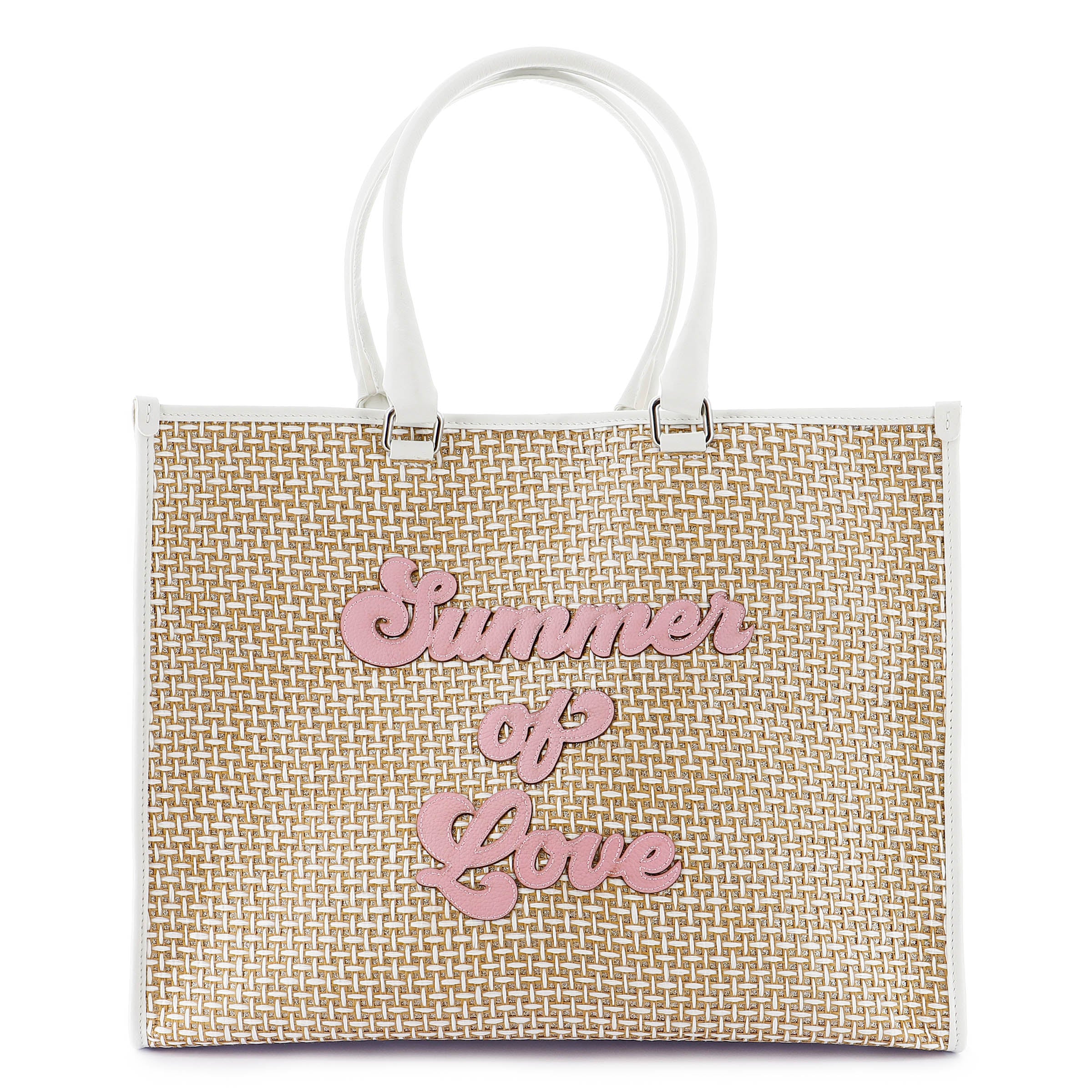 Sophia Webster Capri Raffia Tote