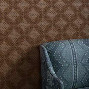 Lulu and Georgia Arthur Burlap Wallpaper by Nathan Turner