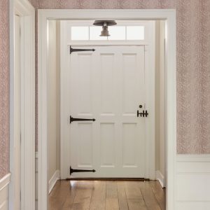 Lulu and Georgia Deer Grasscloth Wallpaper by Nathan Turner