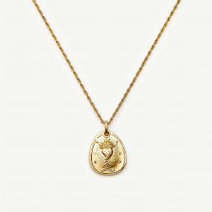 Missoma The Heart Talisman Necklace | 18ct Gold Plated