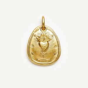 Missoma The Heart Talisman Pendant | 18ct Gold Plated