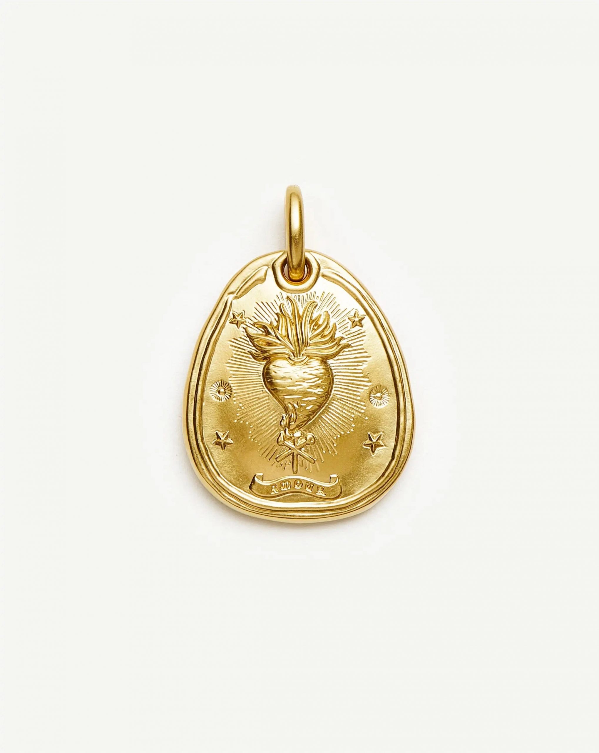 Missoma The Heart Talisman Pendant | 18ct Gold Plated