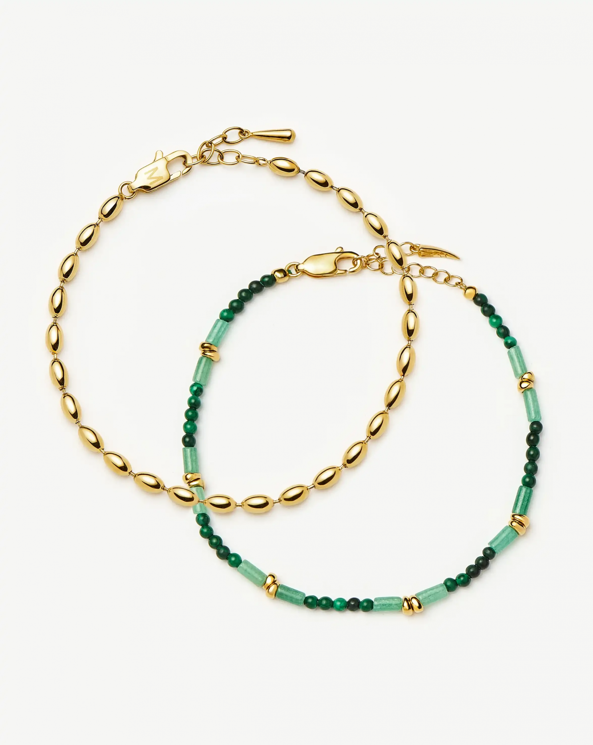 Missoma The Destination Bracelet Set | 18ct Gold plated