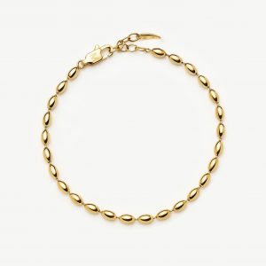 Missoma Molten Olive Chain Bracelet | 18ct Gold Plated