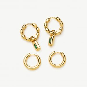 Missoma The Destination Hoop Set | 18ct Gold Plated