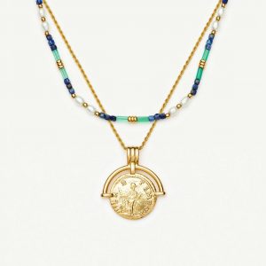 Missoma Just Add Colour Necklace Set | 18ct Gold Plated