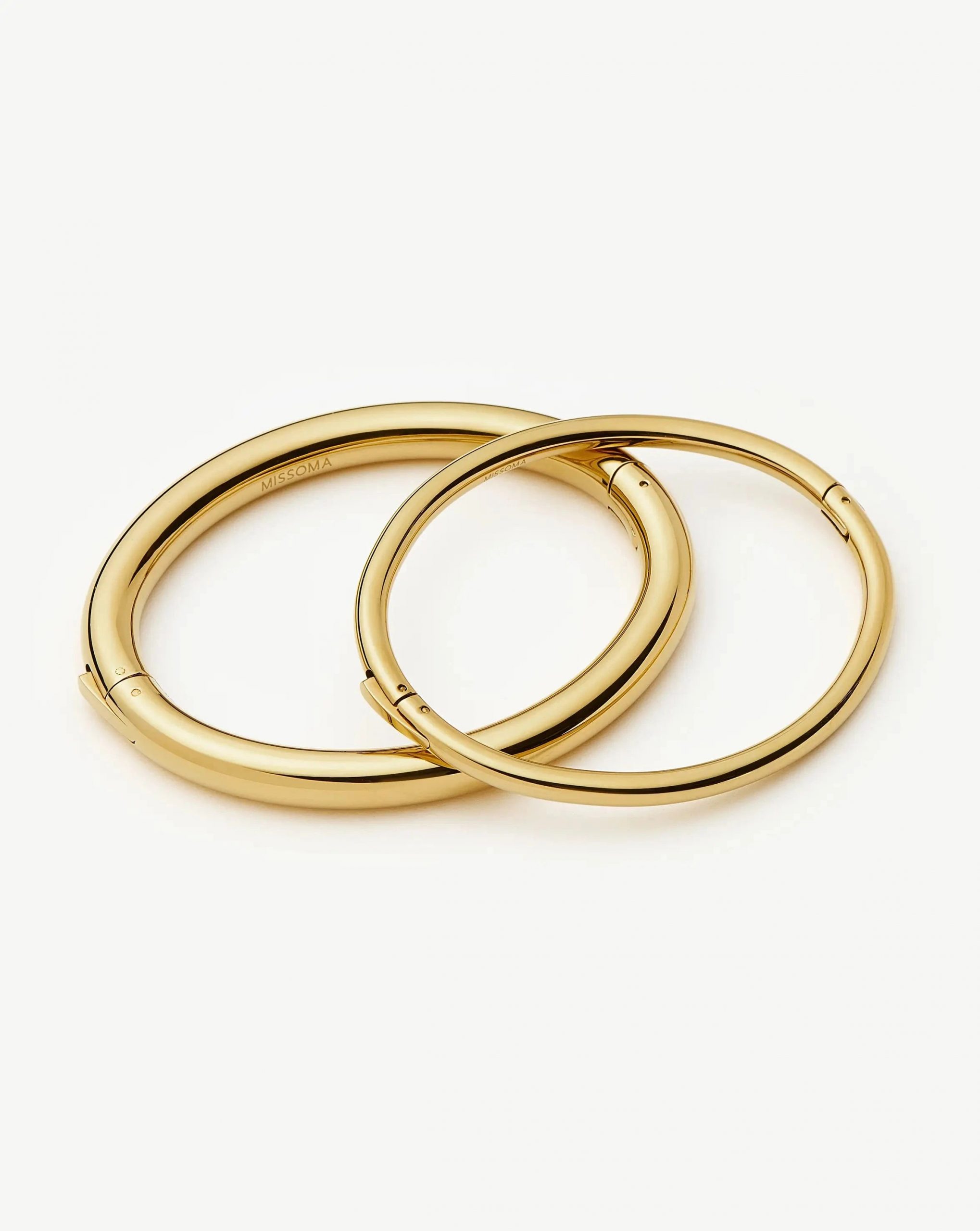 Missoma Chunky Bangle Set | 18ct Gold Plated