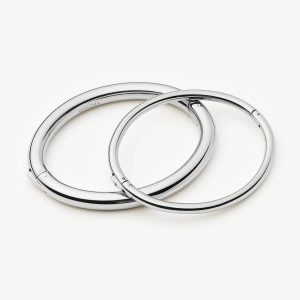 Missoma Chunky Bangle Set | Platinum Plated