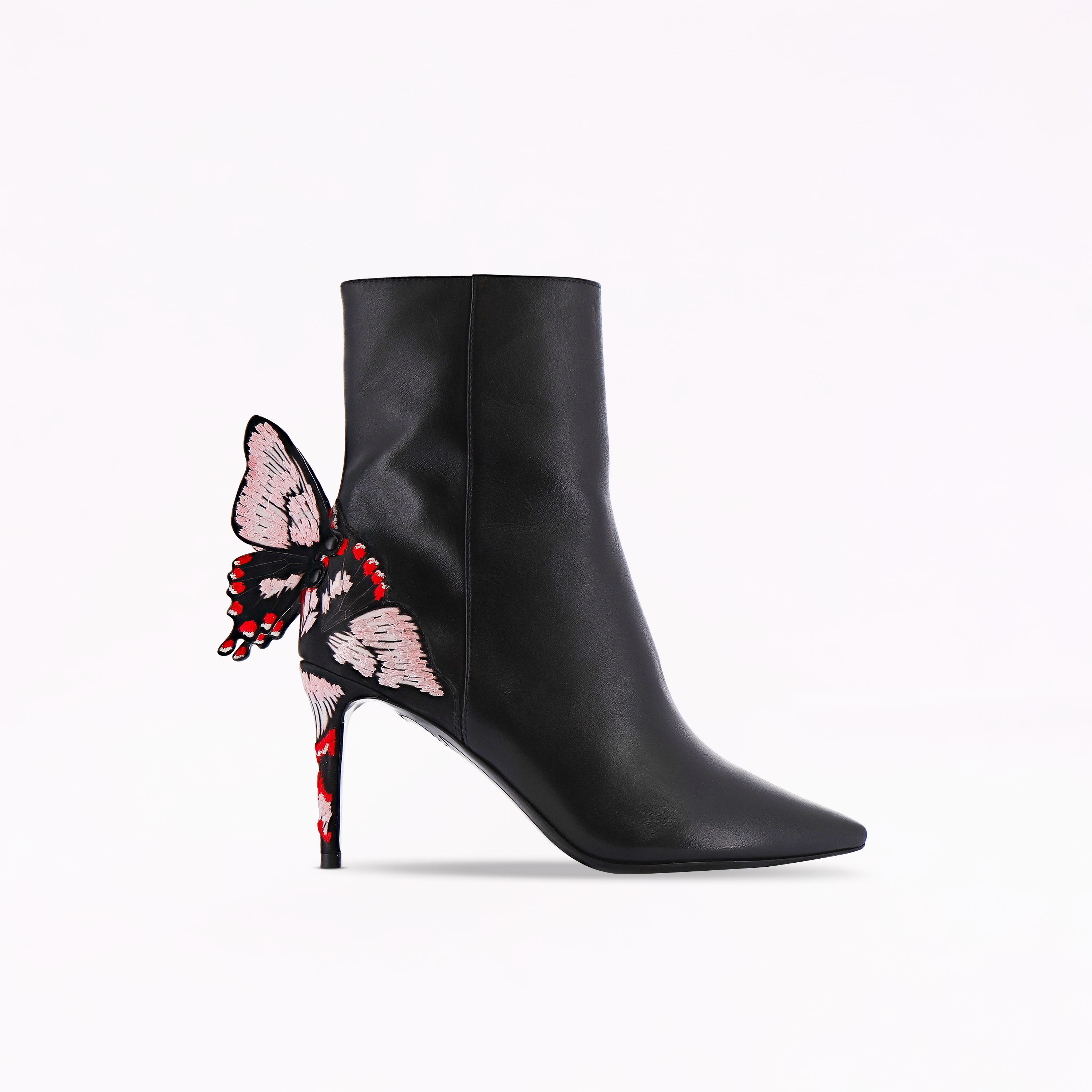 Sophia Webster Chiara Embroidery Mid Ankle Boot