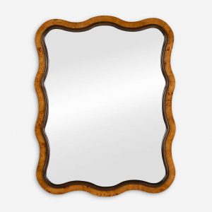 Lulu and Georgia Carlota Burl Wood Mirror