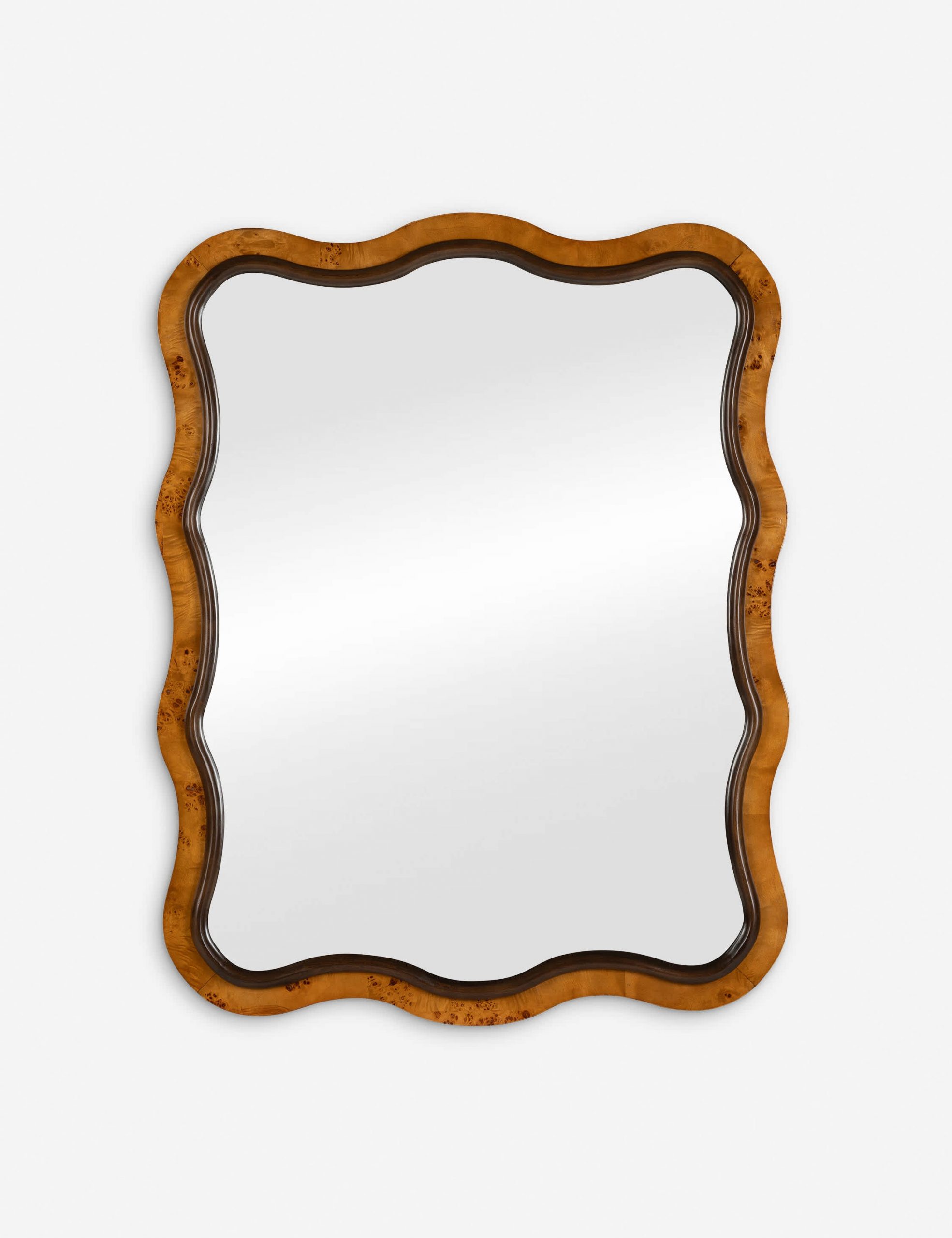 Lulu and Georgia Carlota Burl Wood Mirror