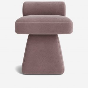Lulu and Georgia Open Box: Hazen Stool, Lavender Vintage Velvet