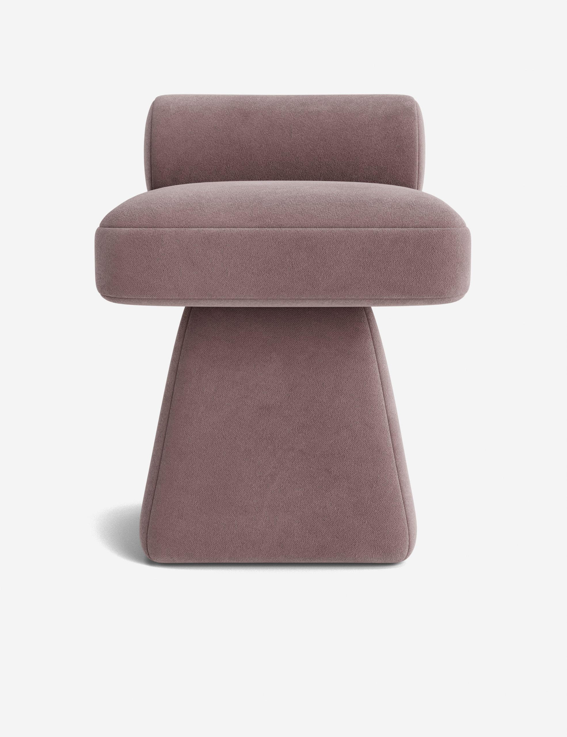 Lulu and Georgia Open Box: Hazen Stool, Lavender Vintage Velvet