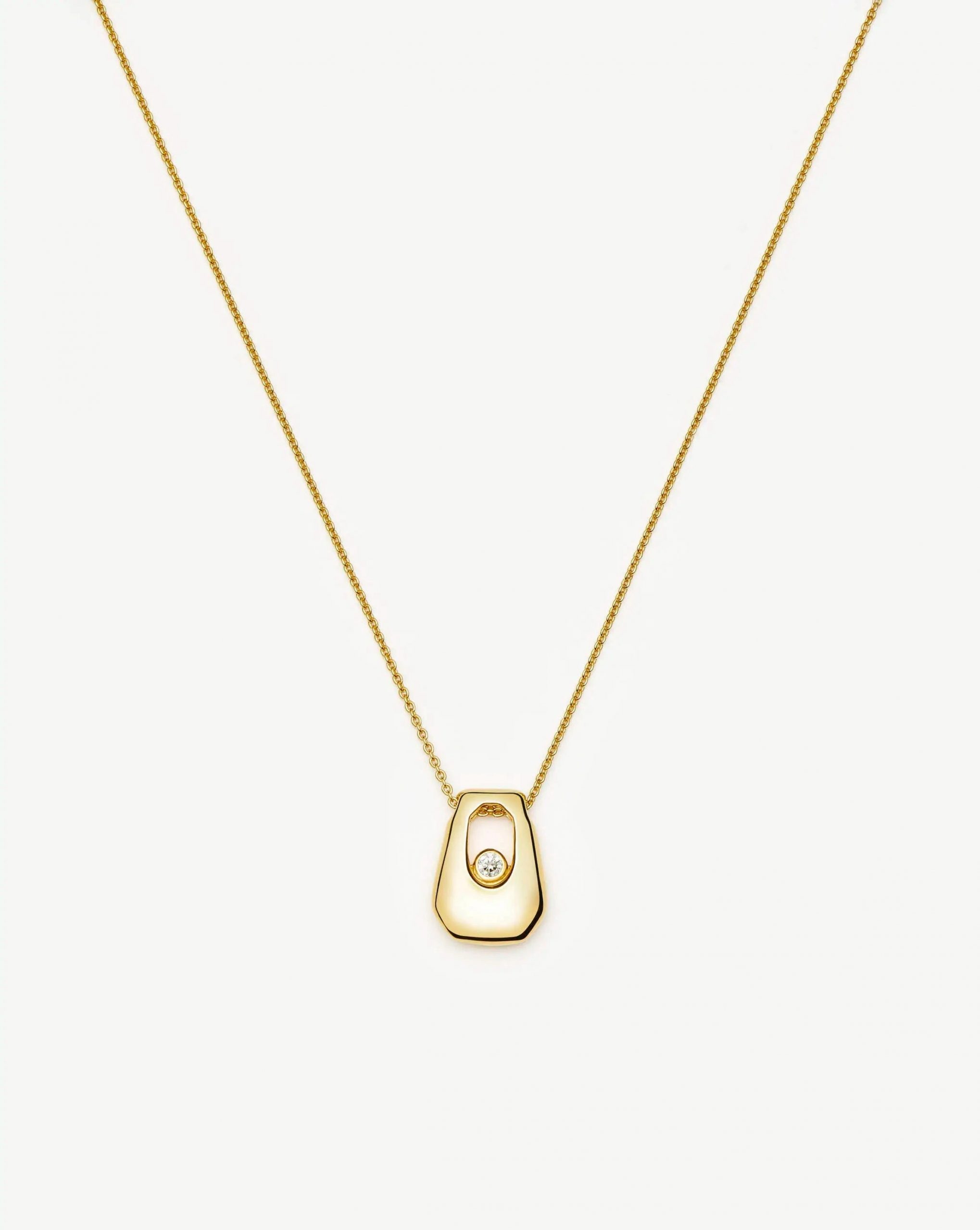 Missoma Lucy Williams Arco Pendant Necklace | 18ct Gold Vermeil