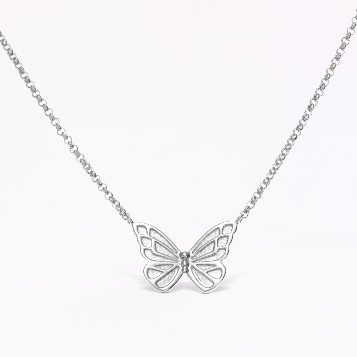 Sophia Webster Maripossa Silver Classic Pendant Necklace