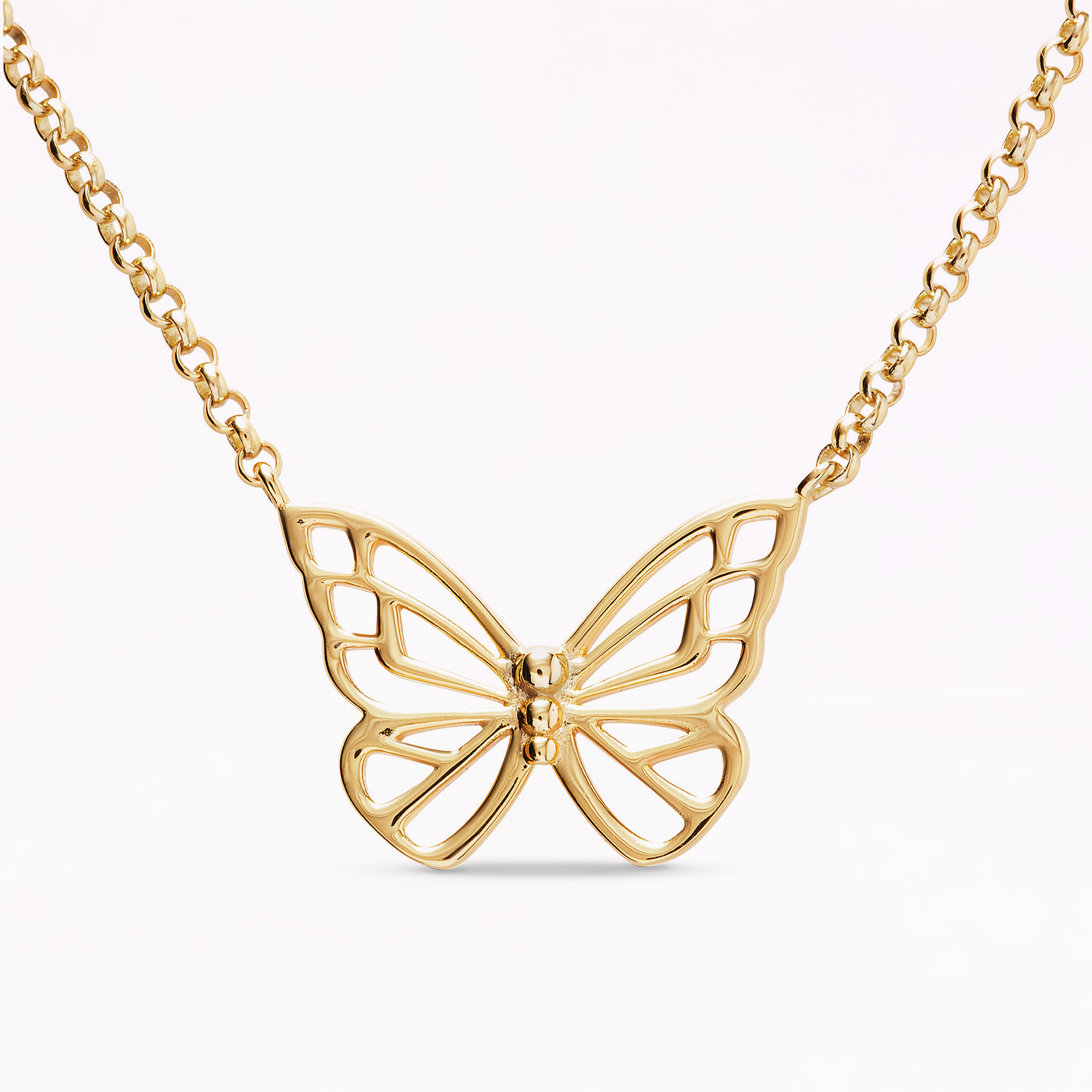 Sophia Webster Mariposa Gold Pendant Necklace