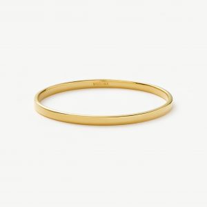 Missoma Classic Round Bangle | 18ct Gold Plated