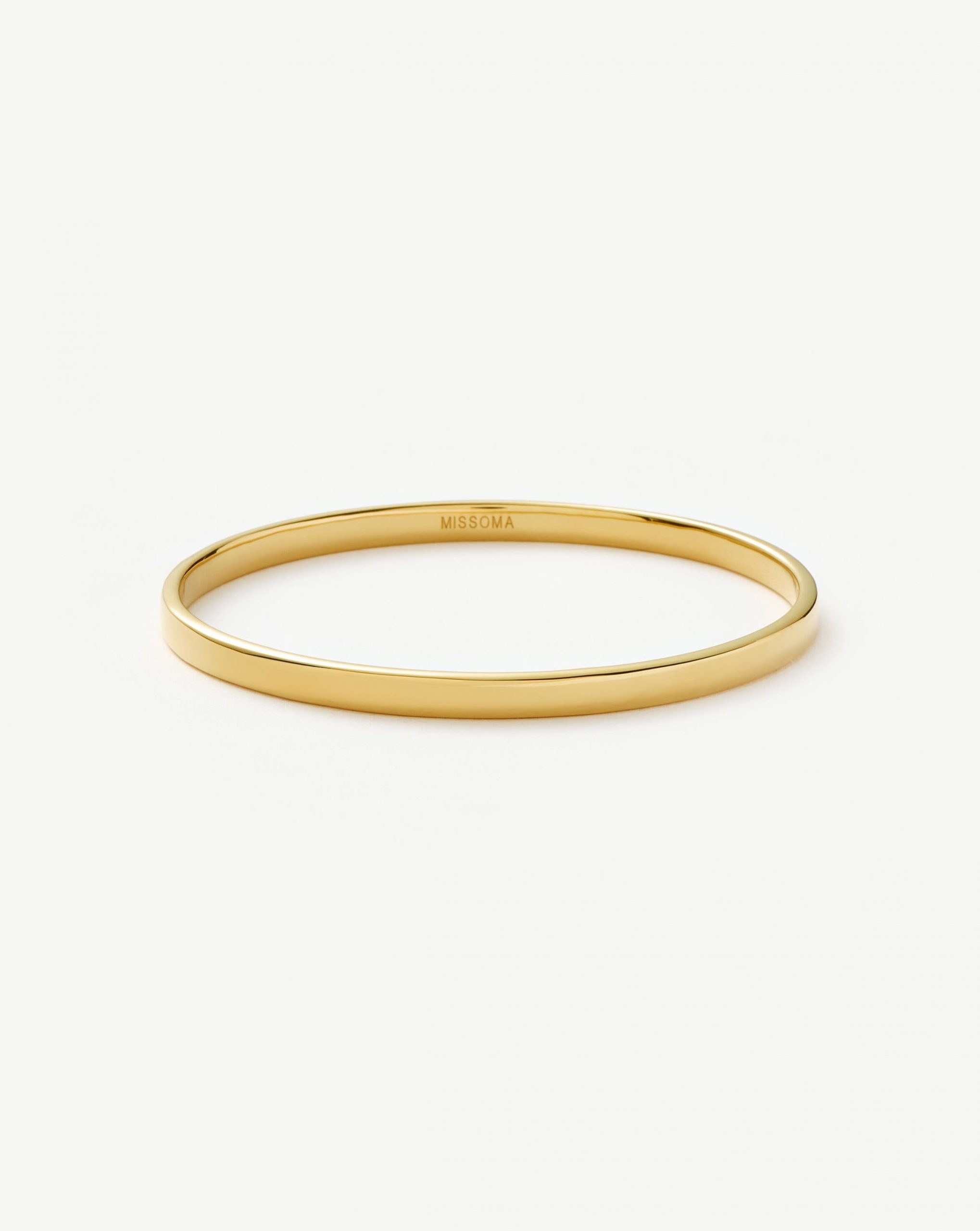 Missoma Classic Round Bangle | 18ct Gold Plated