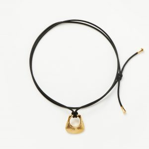 Missoma Hera Ridge Pendant Cord Necklace