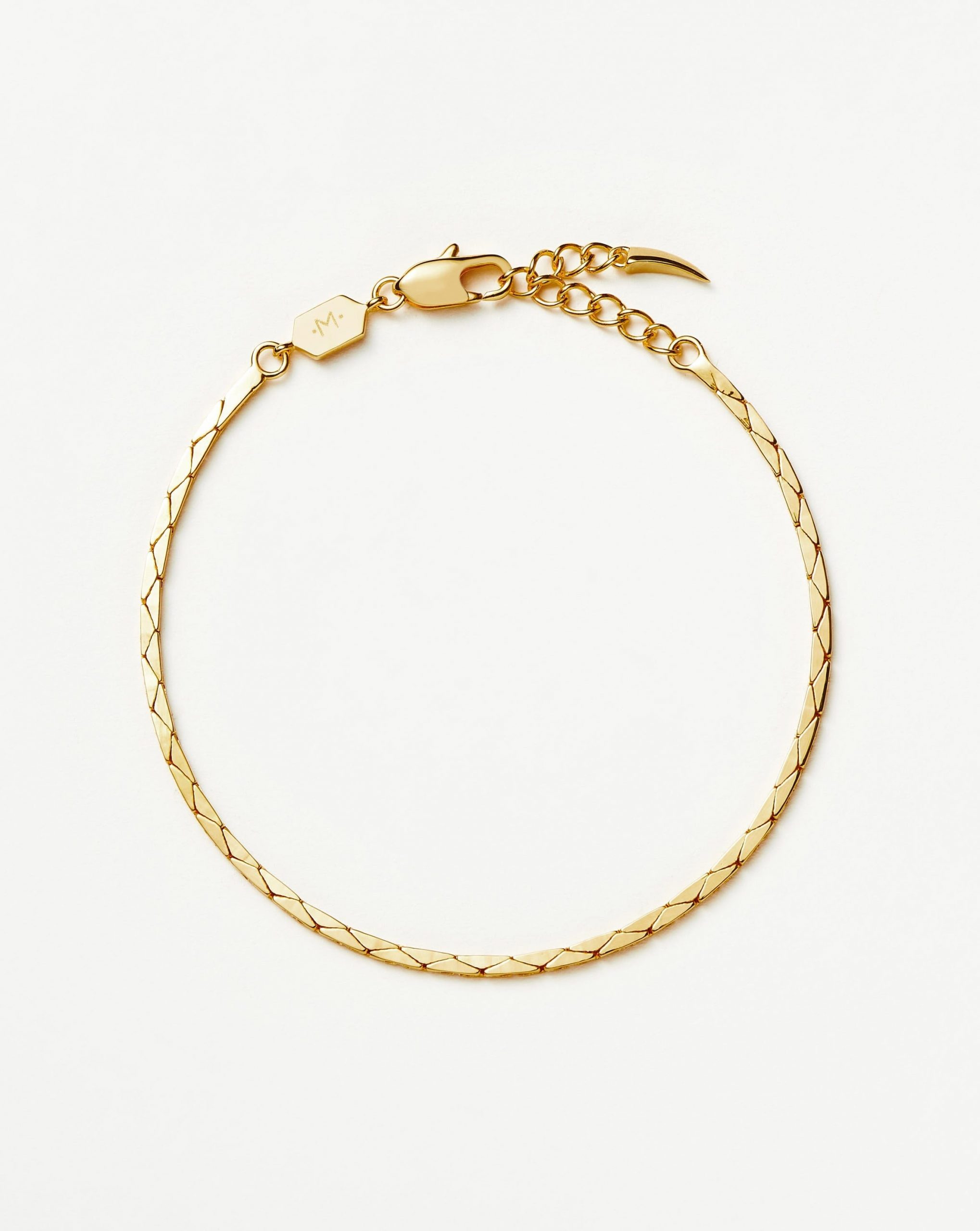 Missoma Lucy Williams Cobra Snake Chain Bracelet | 18ct Gold Plated