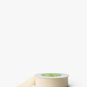 McGee & Co 1.5" Woven Cotton Twill Ribbon