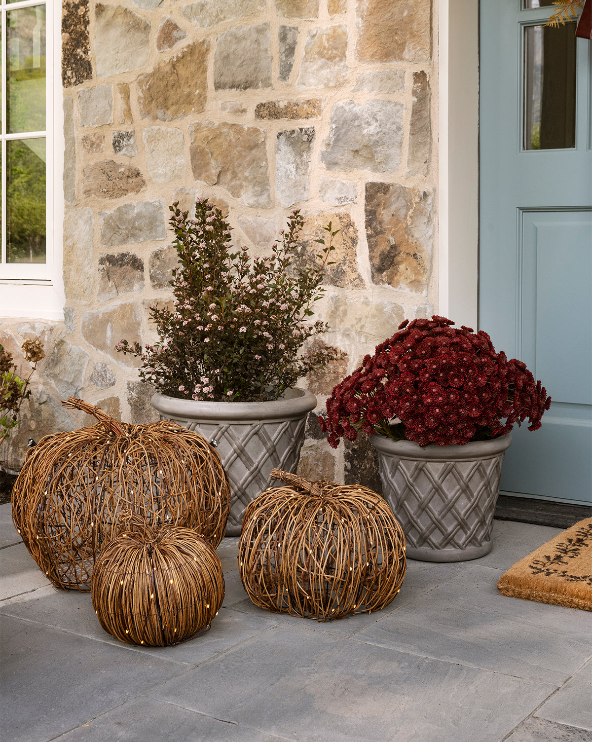 McGee & Co Pre-Lit Outdoor Vine Pumpkin