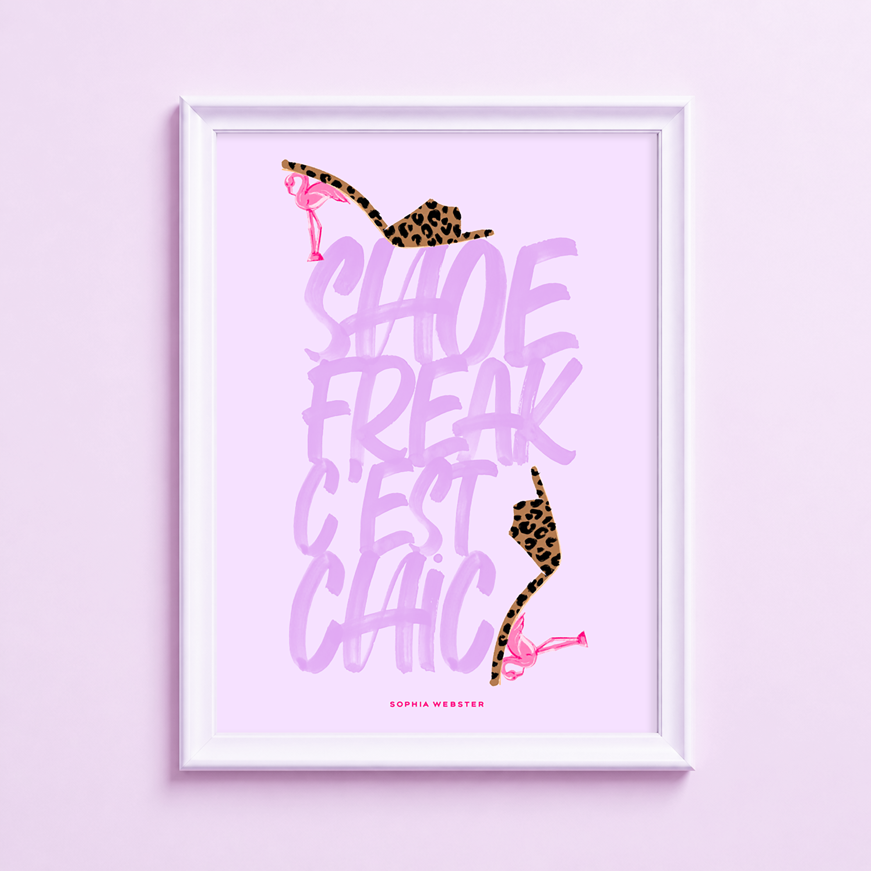 Sophia Webster Shoe Freak Art Print