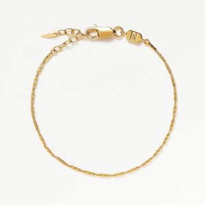 Missoma Savi Textured Link Chain Bracelet