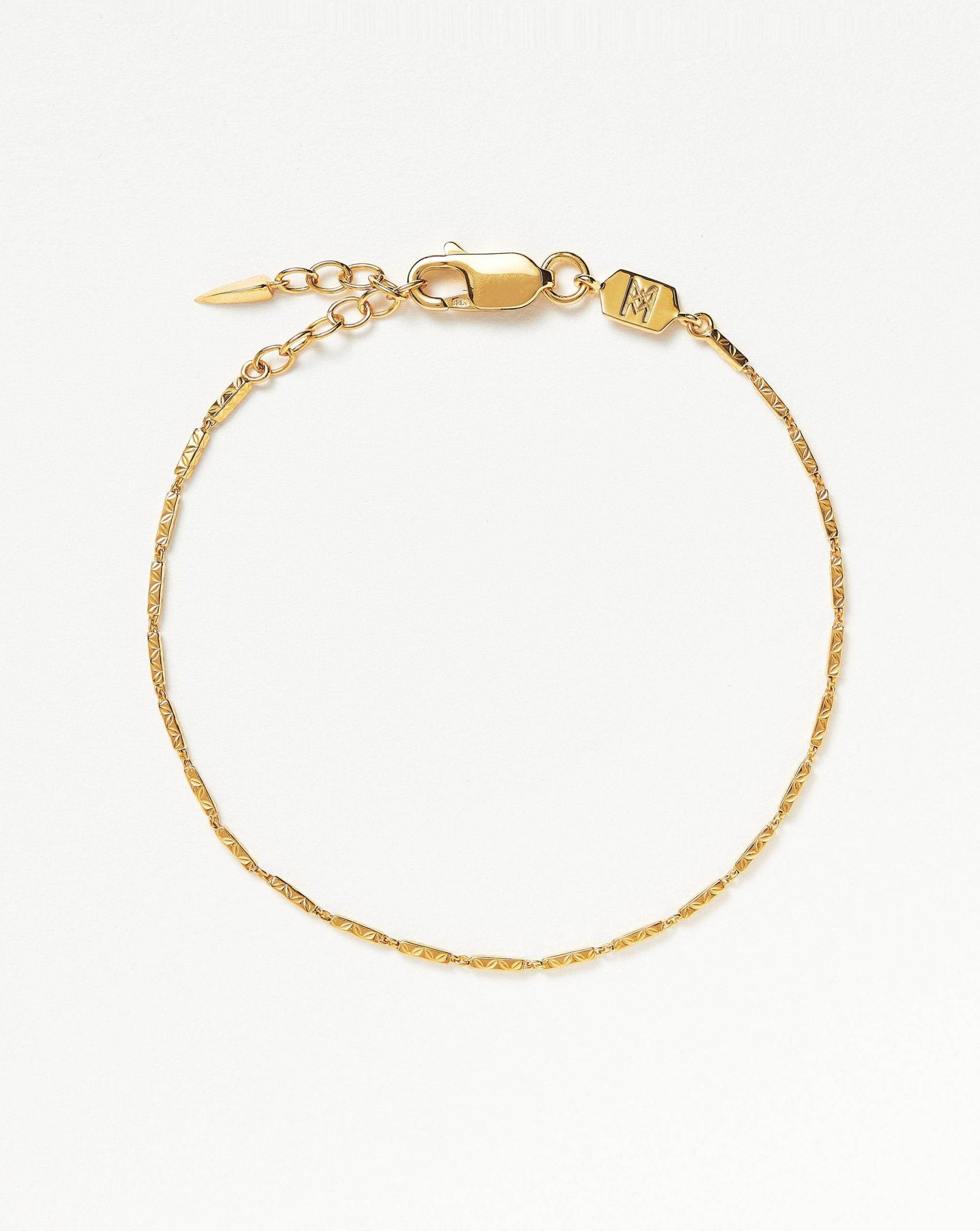 Missoma Savi Textured Link Chain Bracelet