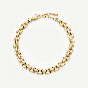 Missoma Timepiece Link Chain Bracelet | 18ct Gold Plated