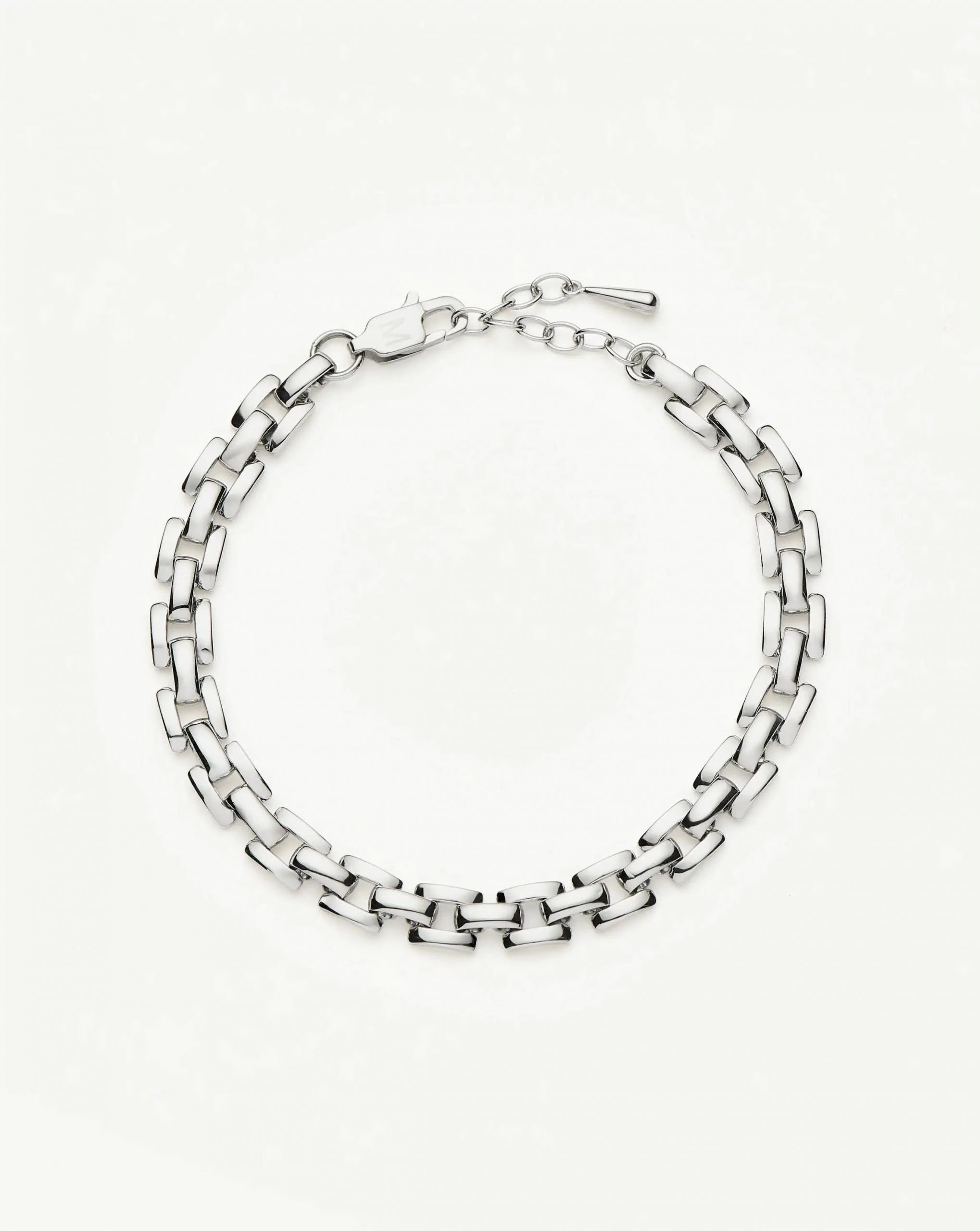 Missoma Timepiece Link Chain Bracelet | Platinum Plated