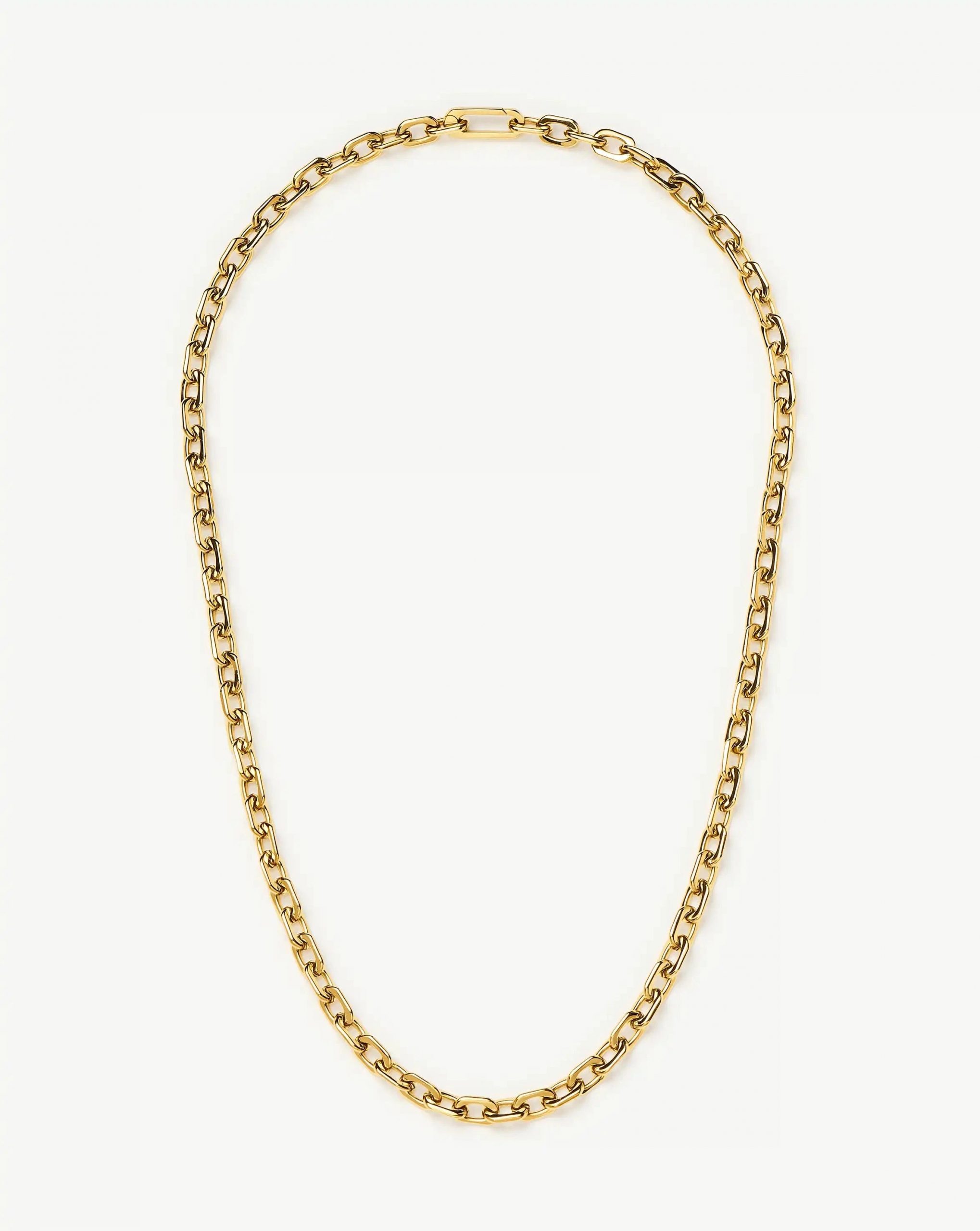 Missoma Square Paperclip Chain Necklace | 18ct Gold Plated
