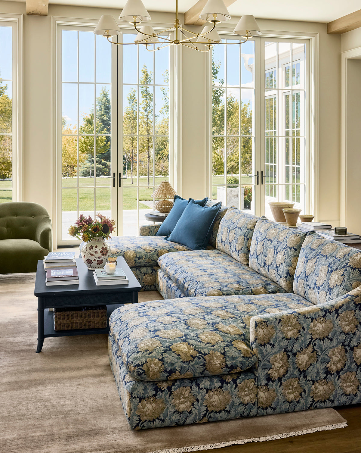 McGee & Co Octavia Upholstered U Chaise Sectional