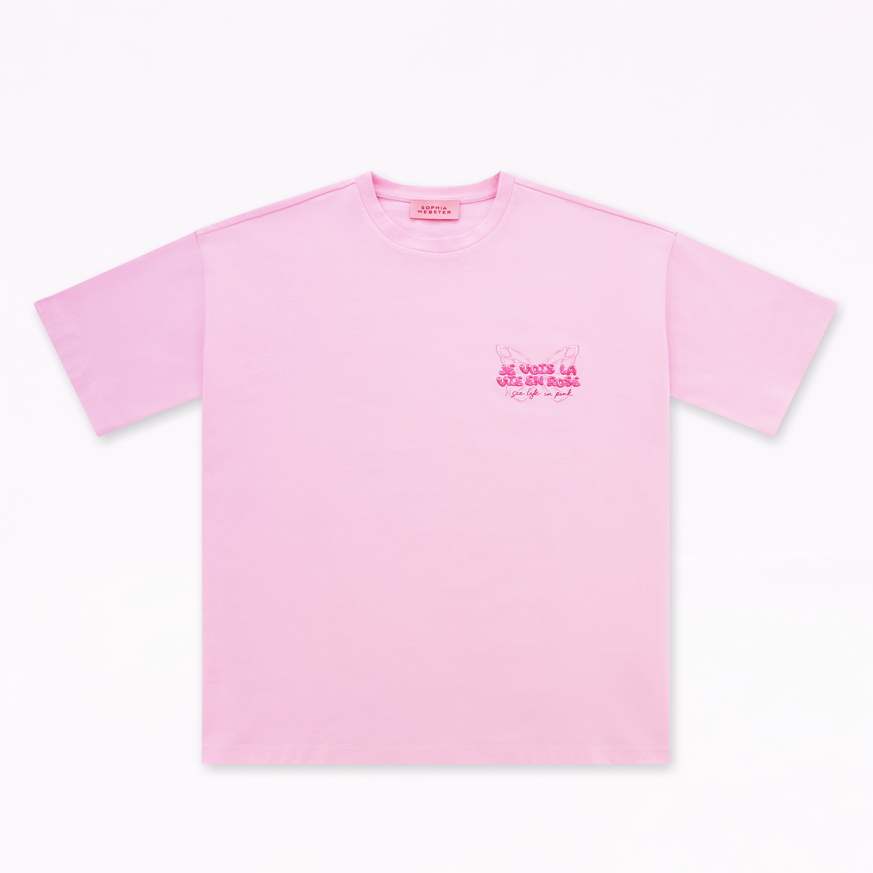 Sophia Webster Shades Of Pink Oversized T-Shirt