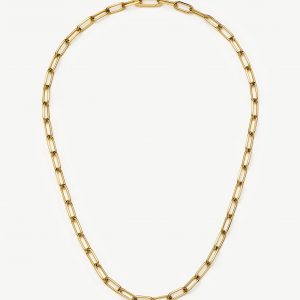 Missoma Classic Paperclip Chain Necklace | 18ct Gold Plated