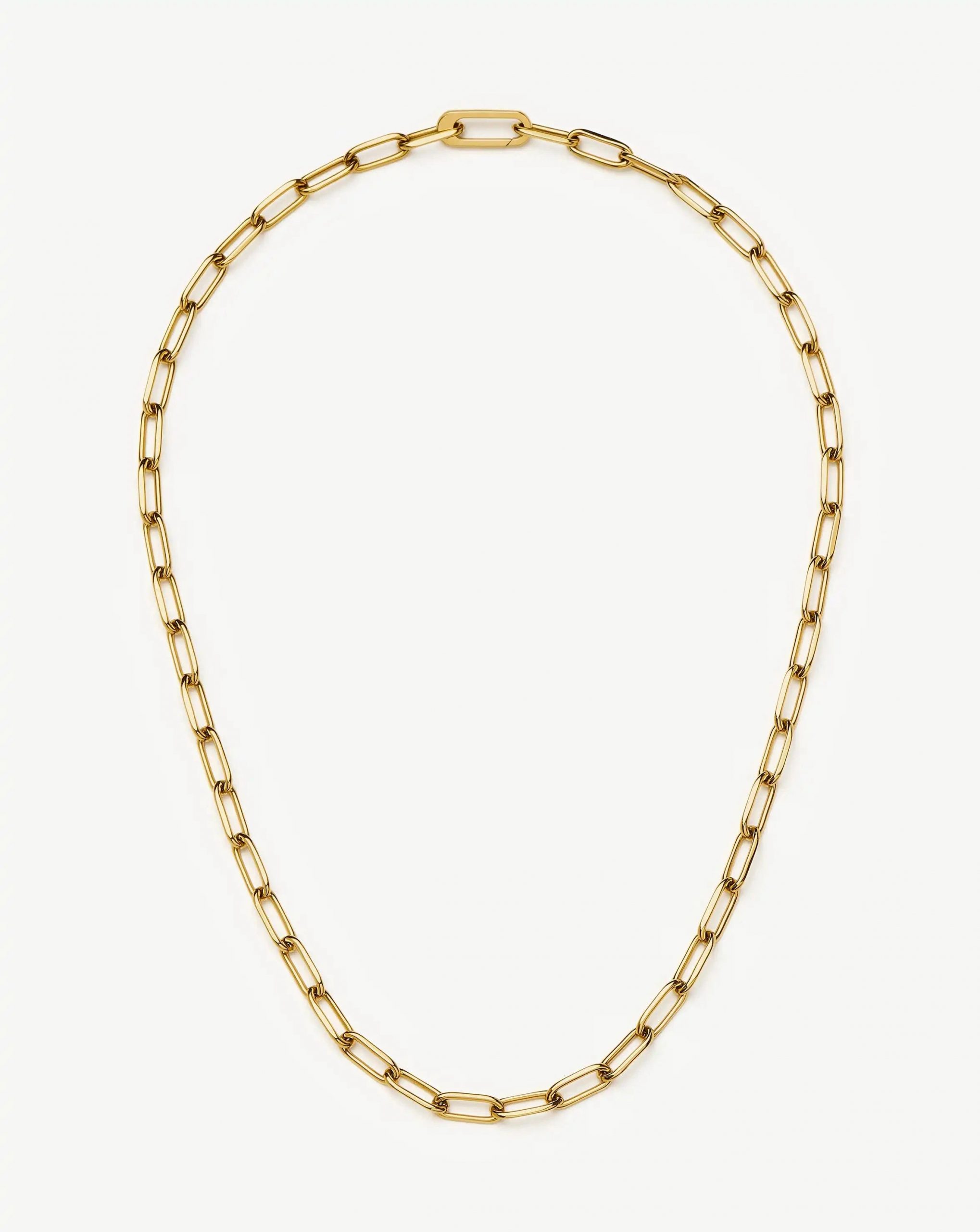 Missoma Classic Paperclip Chain Necklace | 18ct Gold Plated