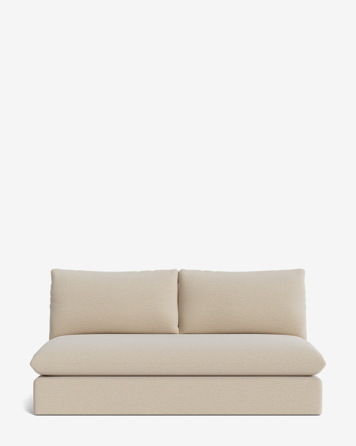 McGee & Co Octavia Modular Upholstered Armless Loveseat