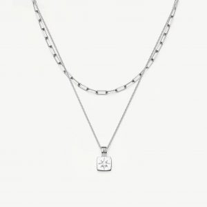 Missoma The Effortless Necklace Set | Platinum Plated