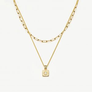 Missoma The Effortless Necklace Set | 18ct Gold Plated