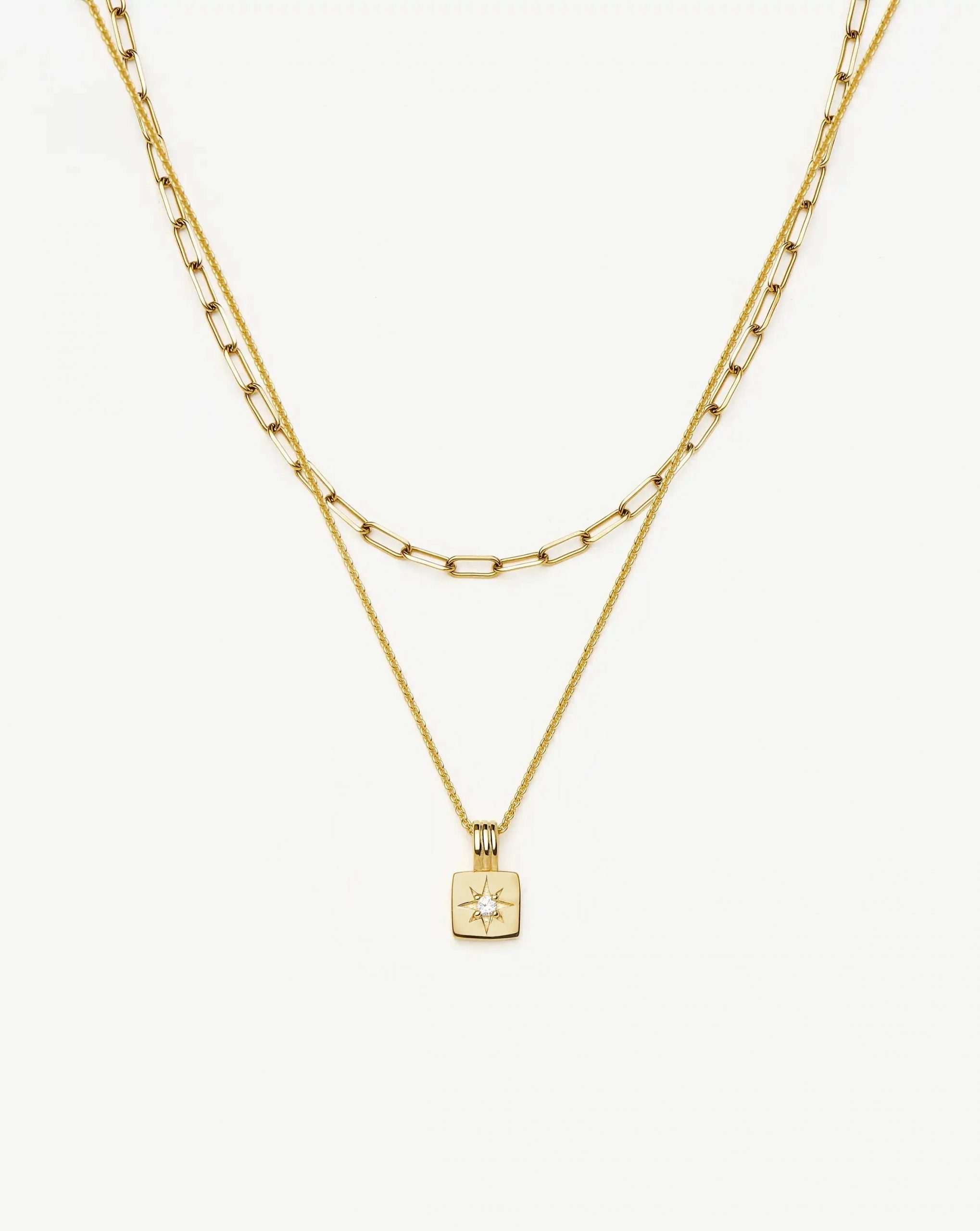Missoma The Effortless Necklace Set | 18ct Gold Plated