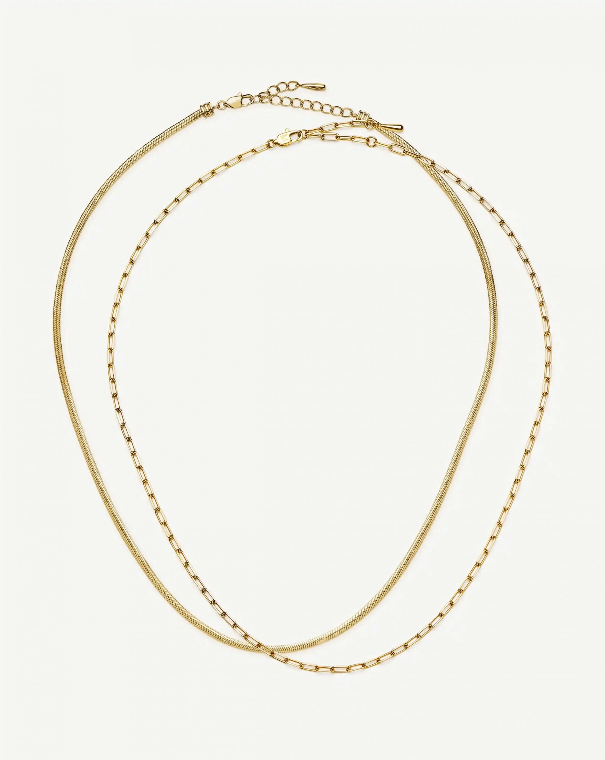 Missoma The Go-To Necklace Set | 18ct Gold Plated
