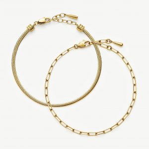 Missoma The Go-To Bracelet Set | 18ct Gold Plated